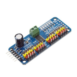 Tarjeta PCA9685 Controlador de Motor PWM 16 Canales 12 Bits  interface I2c