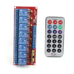 Control Remoto InfraRojo 8Reles 12V 10A